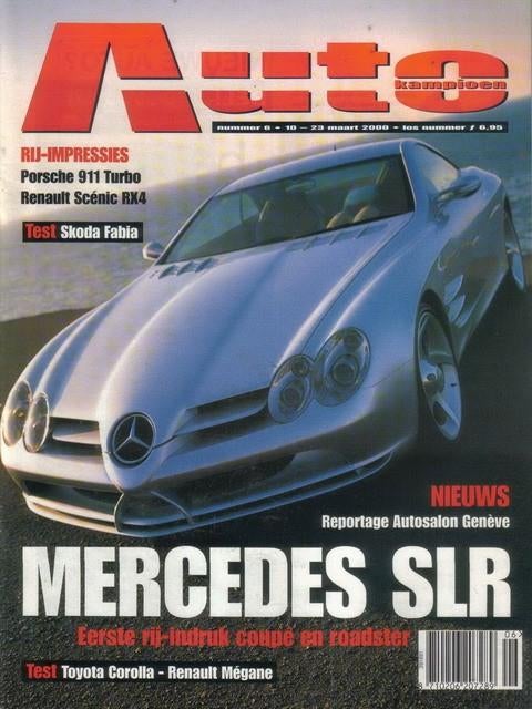 Autokampioen 6 2000 : Porsche 911 Turbo - Renault Scenic RX4, Boeken, Auto's | Folders en Tijdschriften, Ophalen of Verzenden