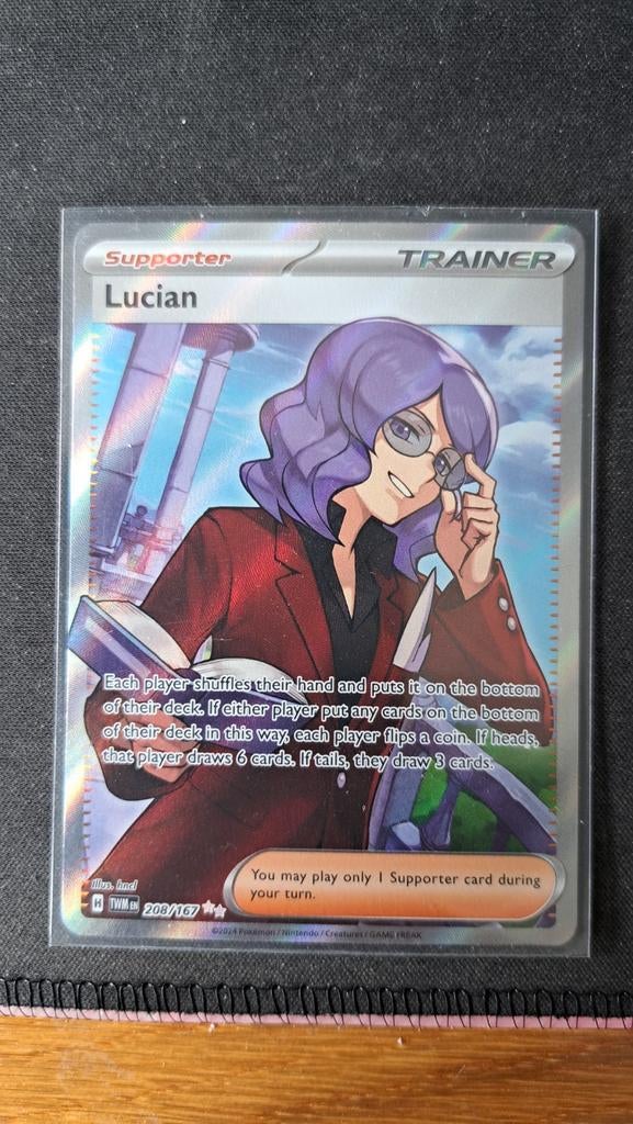 Lucian Twilight Masquerade TWM 208 Pokémon, Verzenden, Nieuw, Losse kaart, Foil