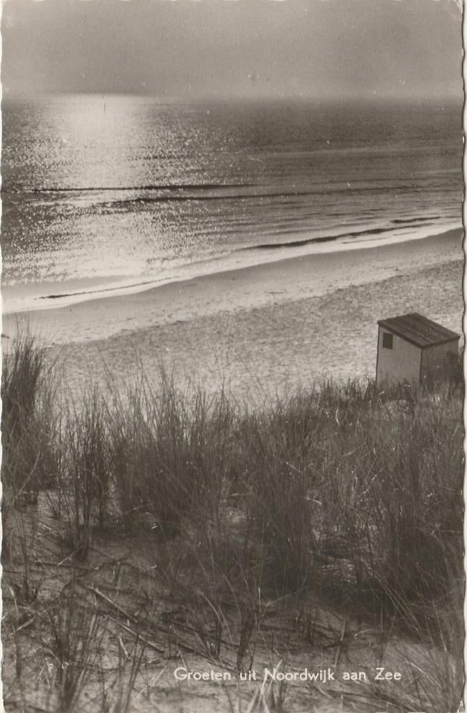 NOORDWIJK AAN ZEE Duin Strand Zee Groeten 1960, Verzenden, 1940 tot 1960, Gelopen, Zuid-Holland