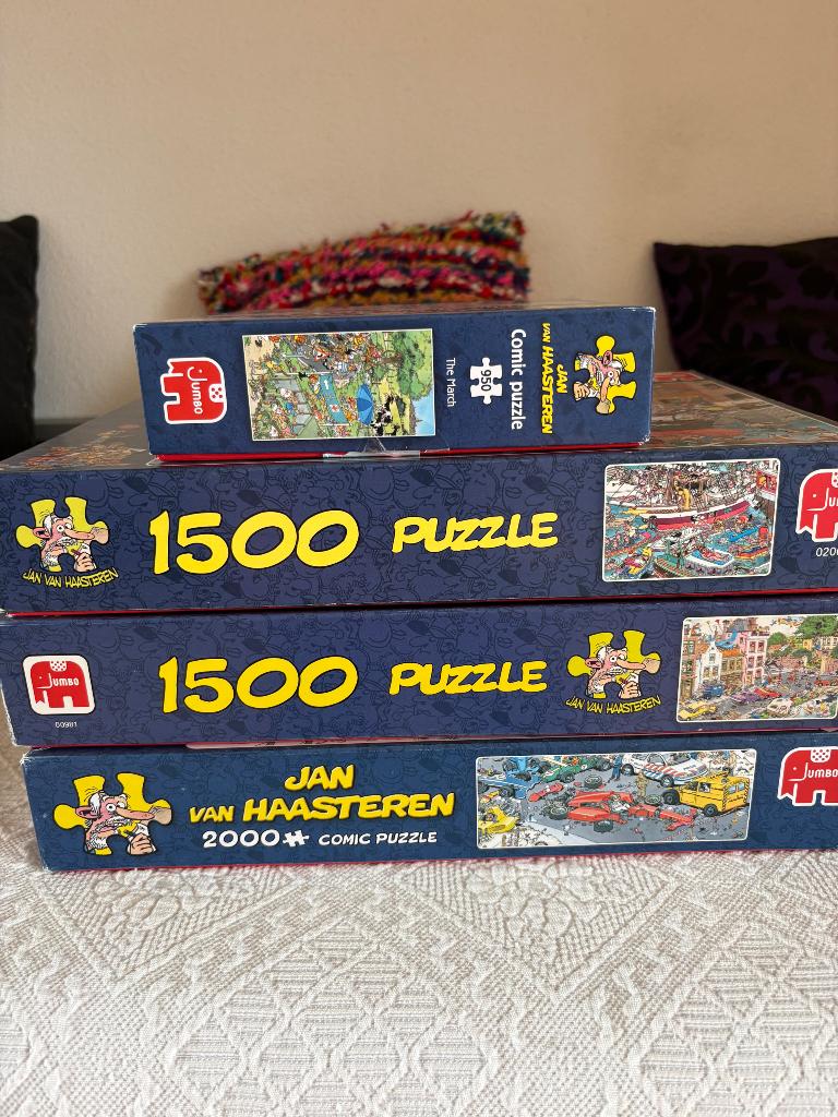 Van Haasteren puzzels, 950, 1500 en 2000 stukjes, Ophalen of Verzenden, Meer dan 1500 stukjes, Zo goed als nieuw, Legpuzzel
