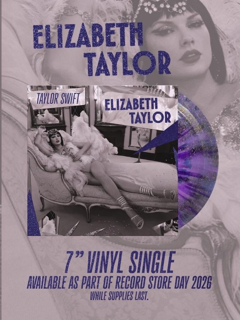 Taylor Swift - Elizabeth Taylor 7 inch RSD 2026, Ophalen, 2020 tot heden, Nieuw in verpakking, 7 inch