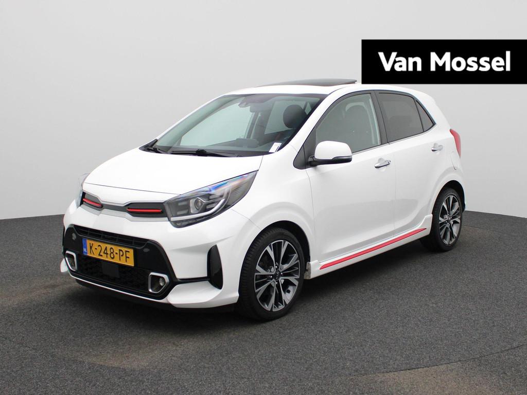 Kia Picanto 1.0 T-GDi GT-Line 5p | Navigatie | Schuifdak | S, 12 maanden, 101 pk, Gebruikt, Wit