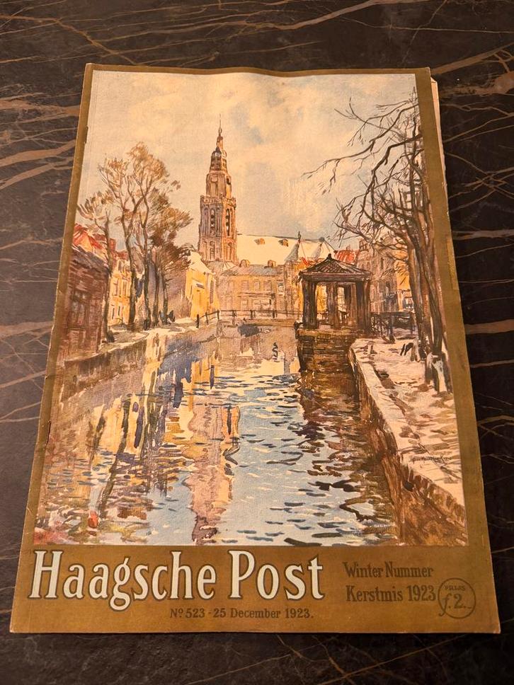 Haagsche Post Winternummer Kerstmis 1923, Boeken, Tijdschriften en Kranten, Gelezen, Overige typen, Ophalen of Verzenden