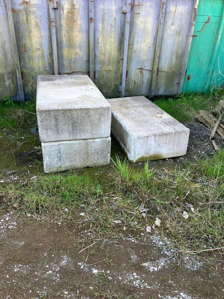 Betonblokken lego afdek, Ophalen, Zo goed als nieuw, Beton, Overige typen