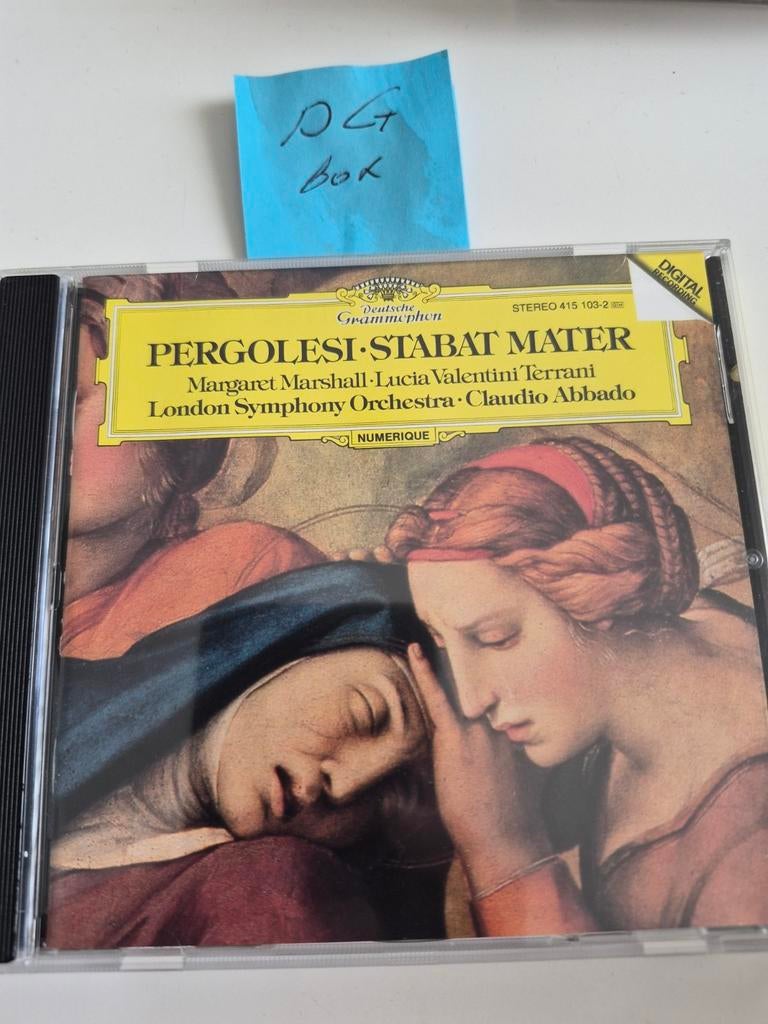 Pergolesi - Stabat Mater CD - London Symphony Orchestra, Ophalen of Verzenden, Barok, Gebruikt, Vocaal