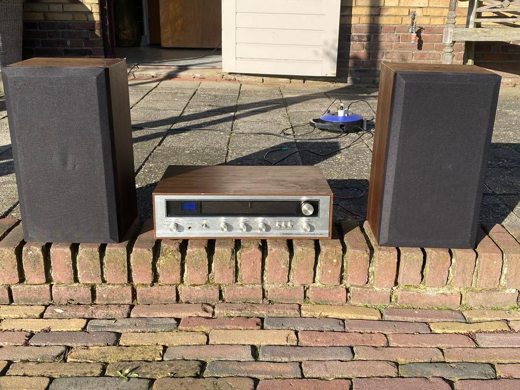 Pioneer stereo receiver SX-300 met boxen, Audio, Tv en Foto, Versterkers en Receivers, Ophalen, Gebruikt, Pioneer, Minder dan 60 watt