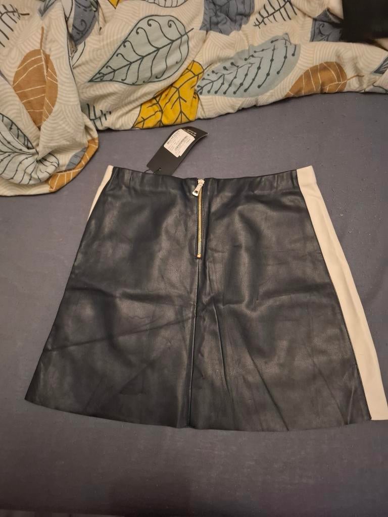 Leuk leren rokje, Ophalen of Verzenden, Nieuw, Blauw, Boven de knie