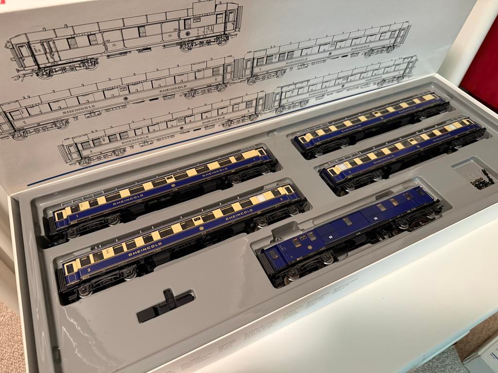 Märklin Rheingold 4428 Wagon Set, Wisselstroom, Wagon, Ophalen of Verzenden, Zo goed als nieuw