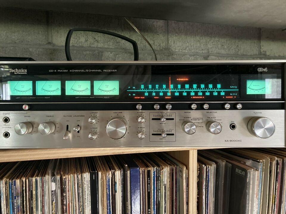 Technics SA-8000XC CD-4 FM/AM 4-kanaals receiver, Audio, Tv en Foto, Versterkers en Receivers, Overige merken, Ophalen of Verzenden