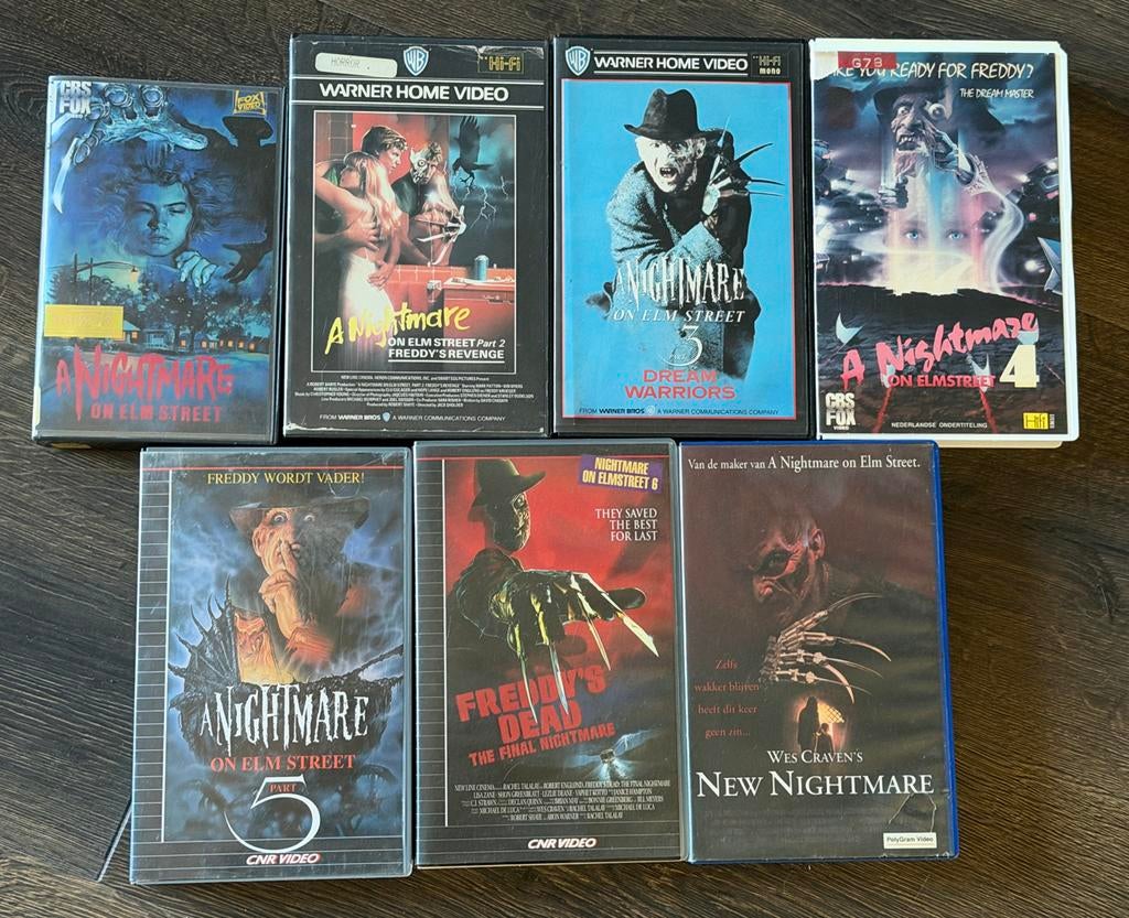 A Nightmare on Elm Street - ex rental collectie VHS, Cd's en Dvd's, VHS | Film, Vanaf 16 jaar, Ophalen of Verzenden, Gebruikt