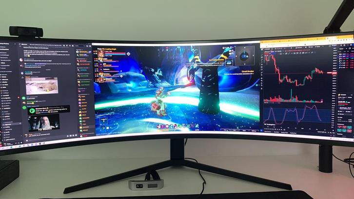 Samsung Odyssey Neo G9 (49”), Computers en Software, Monitoren, Zo goed als nieuw, Gaming, Ultrawide, IPS, Ultra HD (4K), Ophalen of Verzenden