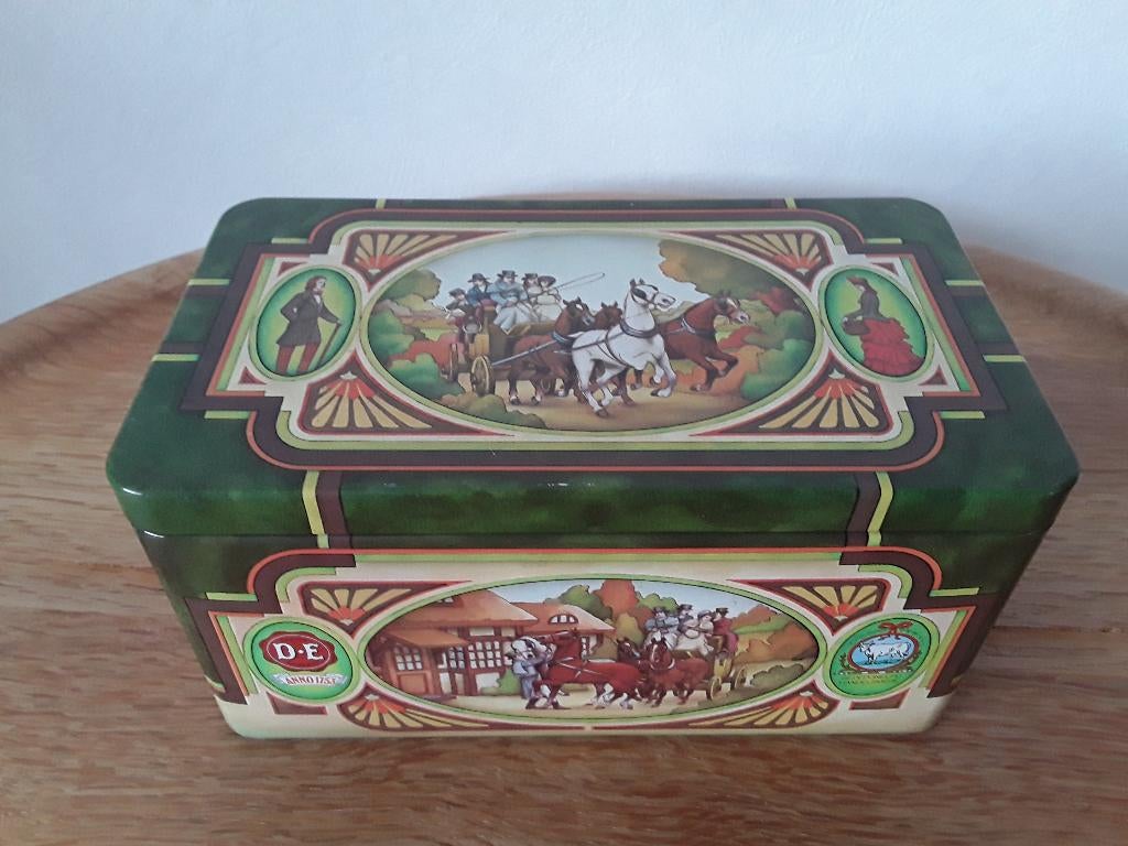 Douwe Egberts Pickwick theeblik, Verzamelen, Blikken, Ophalen of Verzenden, Zo goed als nieuw, Thee, Douwe Egberts