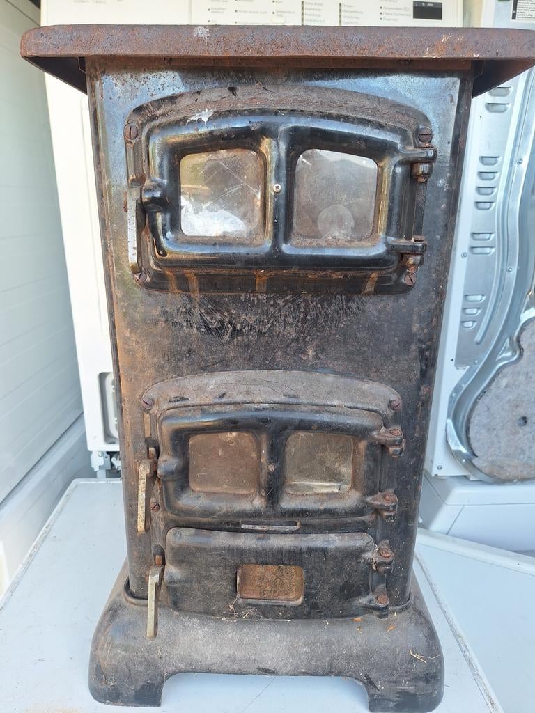 Houtkacheltje een etna, Ophalen, Gebruikt, Houtkachel, Vrijstaand