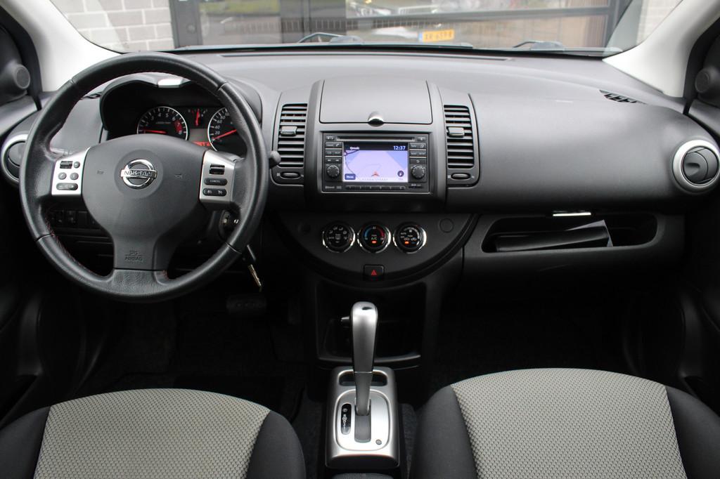 Nissan Note 1.6 Life + / Navigatie / Automaat / Cruise / Tre, Auto's, Nissan, Euro 5, Gebruikt, 4 cilinders, Parkeersensor