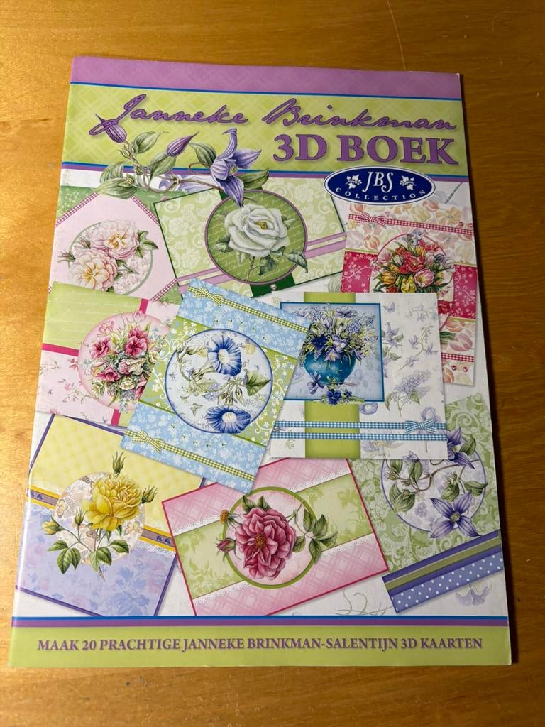 Kaarten maak boek janneke brinkman, Ophalen of Verzenden, Zo goed als nieuw