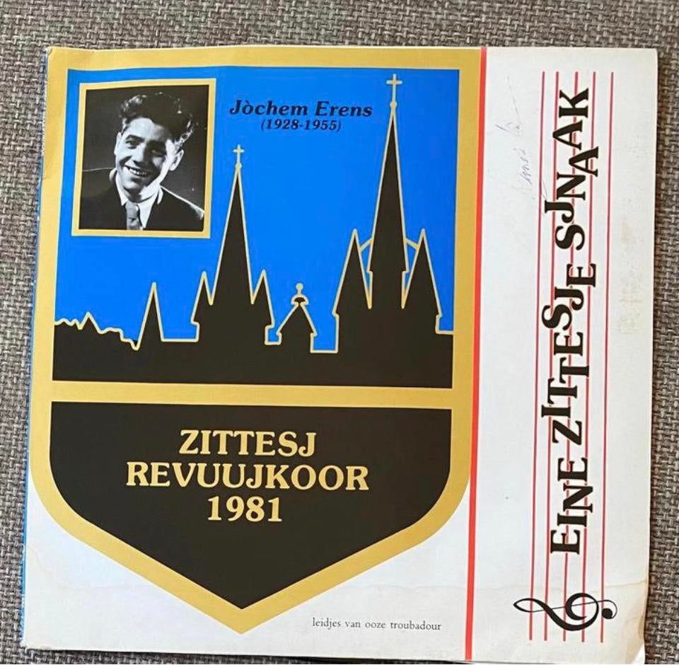 LP Jo Erens Zitesj Revuujkoor 1981, Ophalen of Verzenden, Zo goed als nieuw, 12 inch, Pop