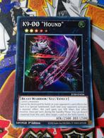 K9-ØØ Hound - Super Rare JUSH - Yu-Gi-Oh, Ophalen of Verzenden, Zo goed als nieuw, Foil