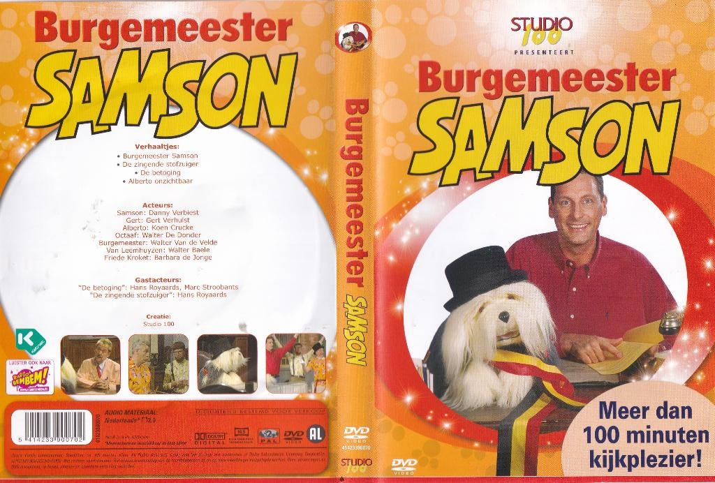 Samson en Gert - Burgemeester Samson, Cd's en Dvd's, Dvd's | Kinderen en Jeugd, Gebruikt, Alle leeftijden, Ophalen of Verzenden