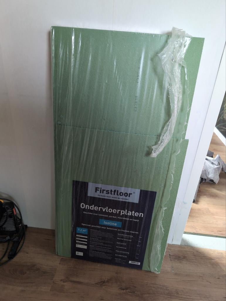 Ondervloerplaten Firstfloor Isoline 7mm - ca. 6 m², Ophalen, Overige materialen, 30 cm of meer, 50 tot 150 cm