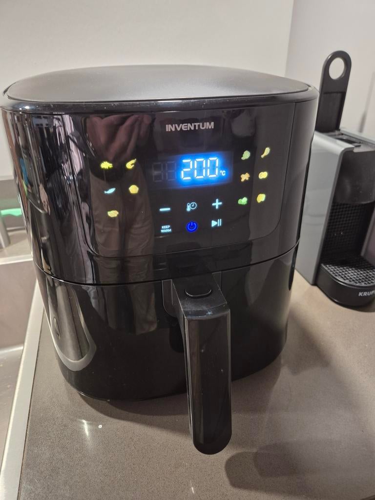 Inventum GF501HLDB Airfryer 5 liter - Beste Koop, Ophalen, Zo goed als nieuw, Airfryer, 1000 t/m 1499 gram