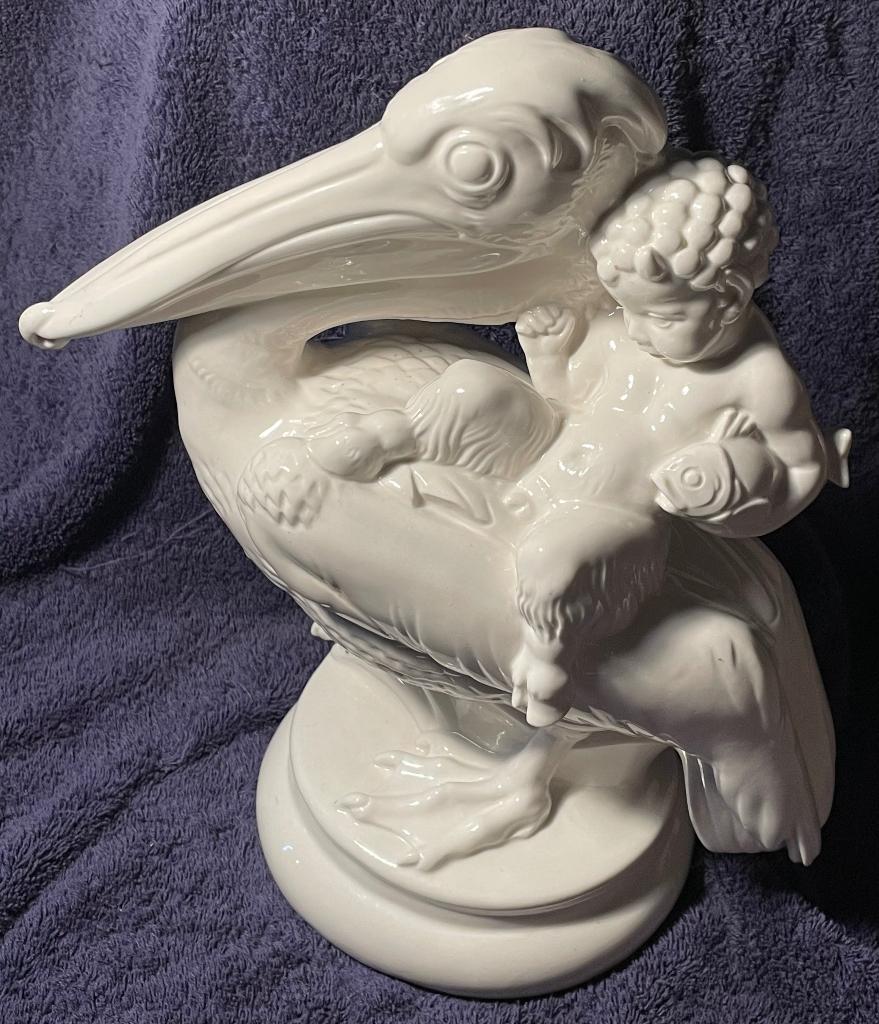 Porceleinen beeld, ontwerp, Emil Wagner, Art Deco., Ophalen of Verzenden