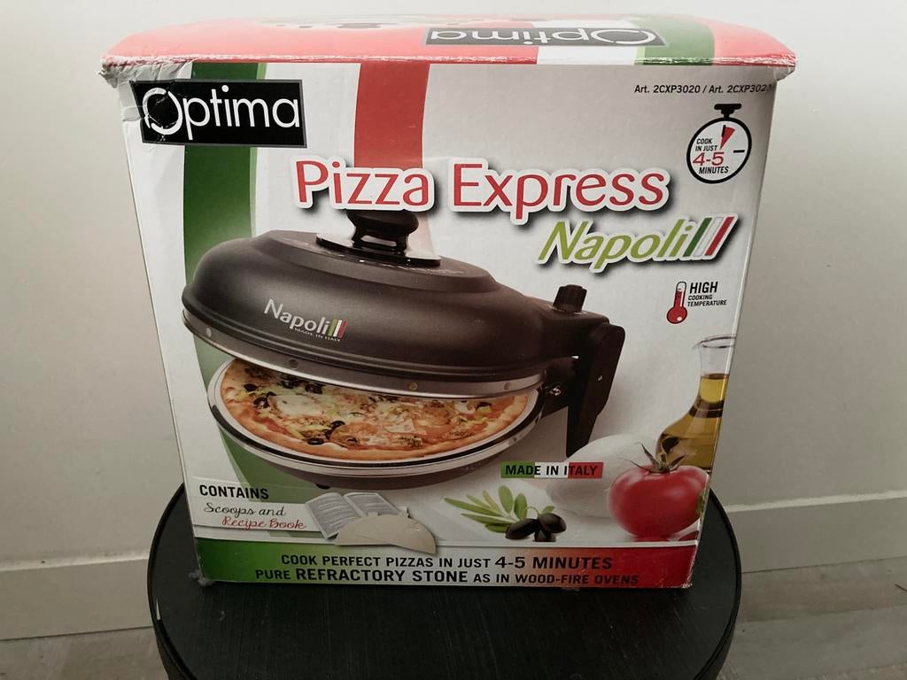 Optima Pizza Express Napoli, Minder dan 45 cm, Oven, Nieuw, Ophalen of Verzenden