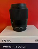 Sigma 30mm 1.4 primelens MFT vatting, Ophalen of Verzenden, Zo goed als nieuw, Groothoeklens
