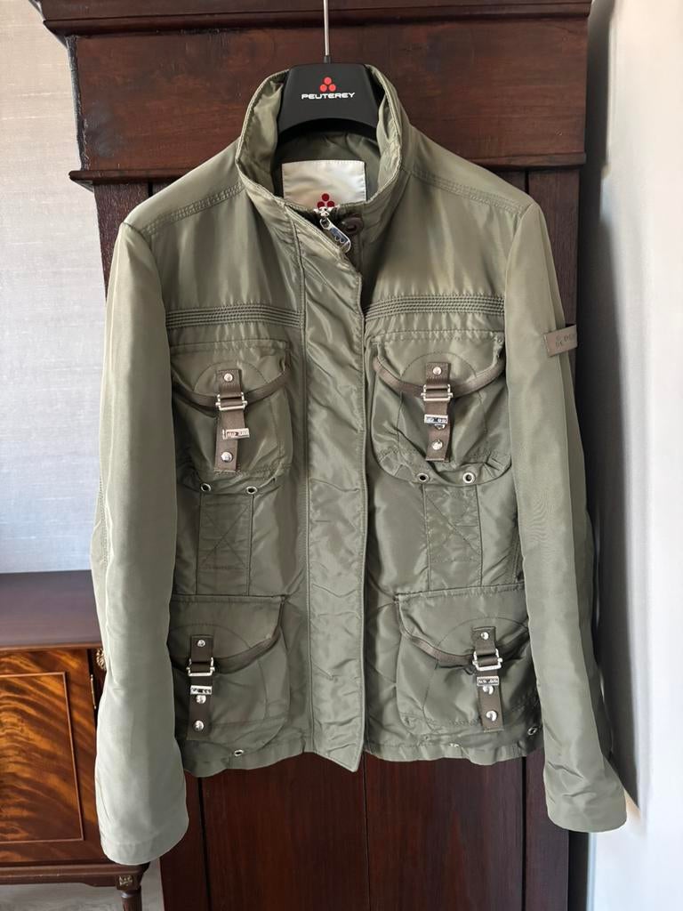 Jack Peuterey, maat 38 (italiaanse maat 44), Kleding | Dames, Jassen | Zomer, Verzenden, Gedragen, Maat 38/40 (M), Groen