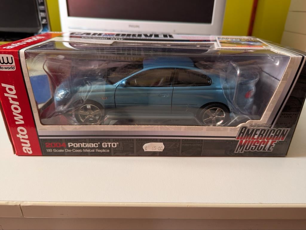 Pontiac GTO 2004, Hobby en Vrije tijd, Modelauto's | 1:18, Ophalen of Verzenden, Nieuw, Auto