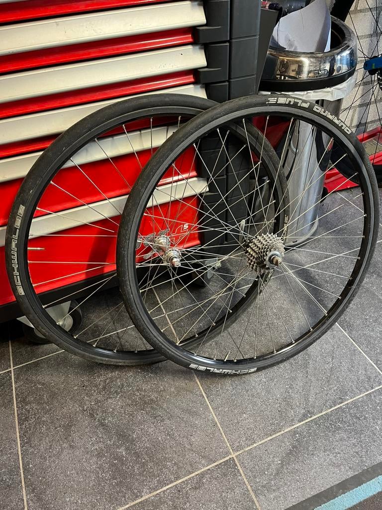 Velgrem wielset met ceramic rand, Fietsen en Brommers, Fietsonderdelen, Ophalen of Verzenden, Gebruikt, Racefiets, Wiel