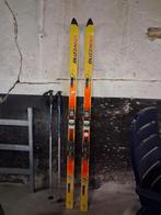 Blizzard ski's met stokken, Ophalen