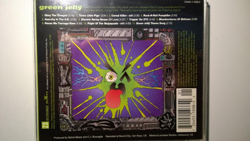 Green Jellÿ - Cereal Killer Soundtrack, Ophalen of Verzenden, Zo goed als nieuw