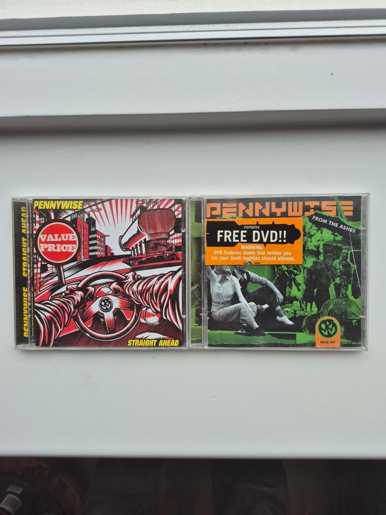 Pennywise CD's: Straight Ahead & From The Ashes (met DVD), Ophalen of Verzenden, Gebruikt, Alternative
