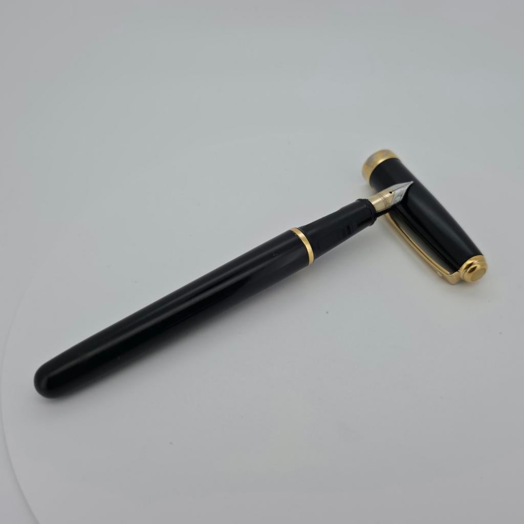 Luxe Sheaffer Prelude Vulpen – Zwart met Goud – Converter, Ophalen of Verzenden, Zo goed als nieuw, Vulpen, Sheaffer