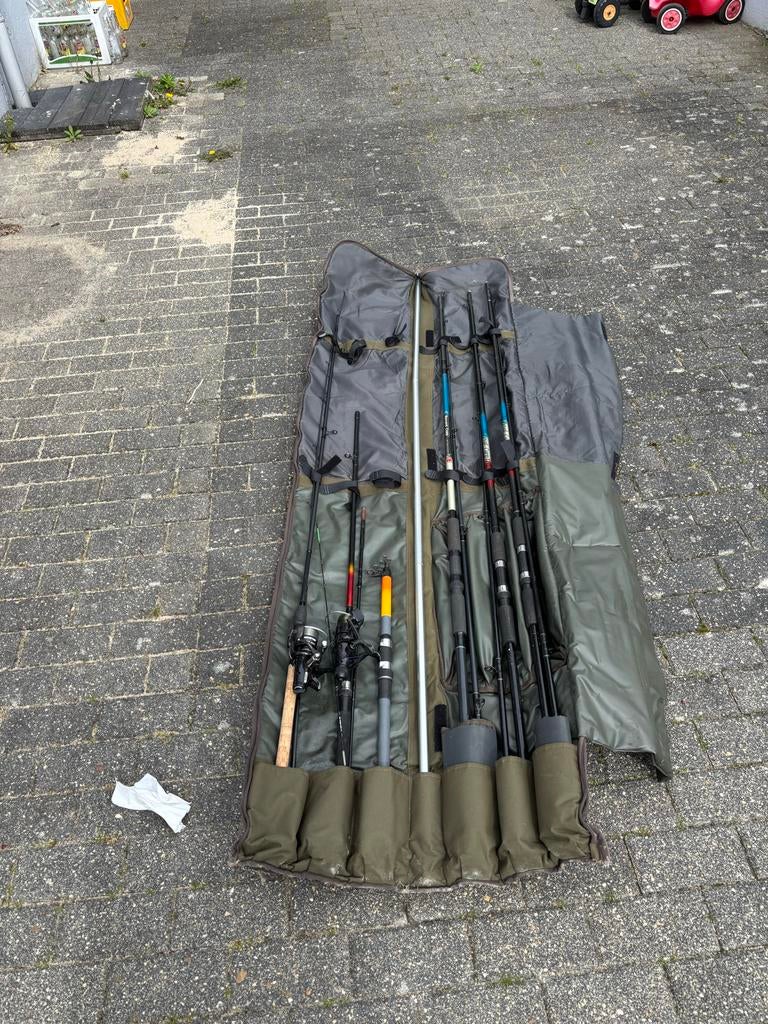 Foudraal met hengels, Ophalen, Gebruikt, Koffer of Tas