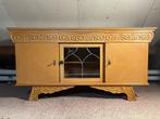 Vintage mid century dressoir, Ophalen, 150 tot 200 cm, 25 tot 50 cm, Glas