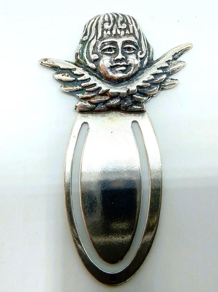 Zilveren boekenlegger, 800, Antiek en Kunst, Antiek | Goud en Zilver, Zilver, Verzenden