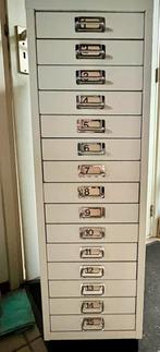 Metalen ladekastje, Ophalen, Gebruikt