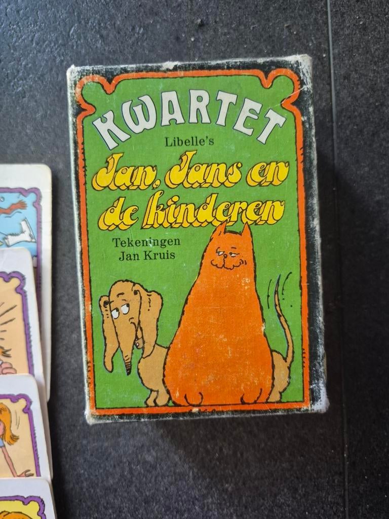 Jan jans en de kinderen kwartet, Verzamelen, Speelkaarten, Jokers en Kwartetten, Ophalen of Verzenden, Gebruikt, Kwartet(ten)