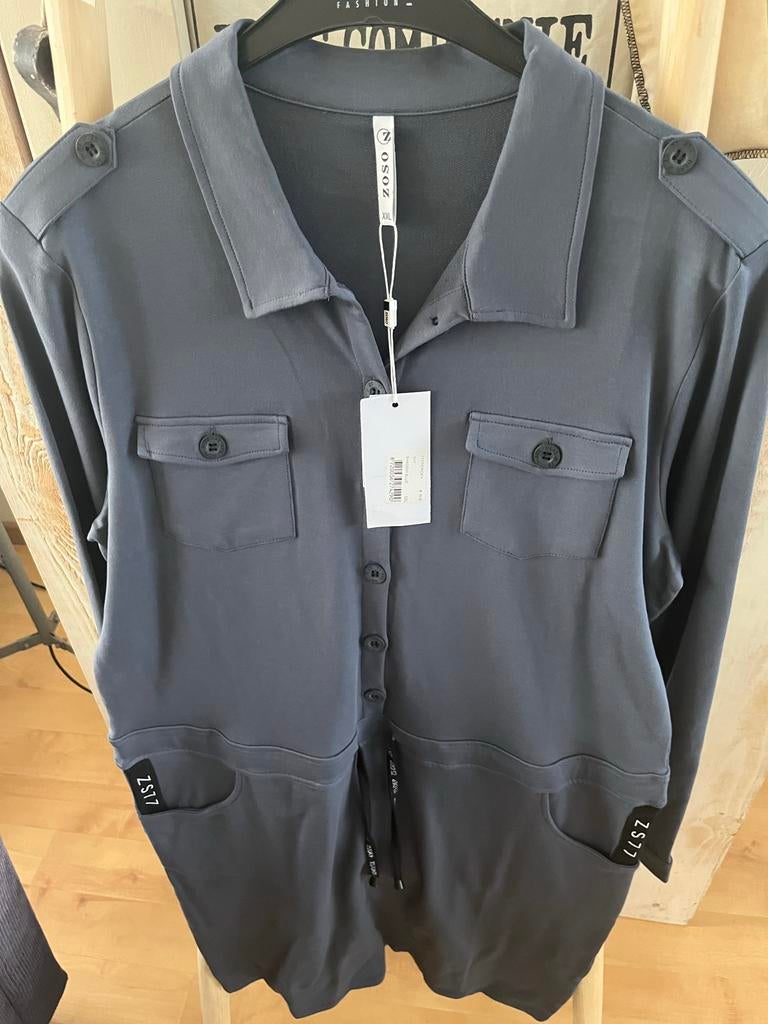 Nieuwe Zoso tuniek jurk XXL met kaartje, Kleding | Dames, Jurken, Ophalen of Verzenden, Nieuw, Maat 46/48 (XL) of groter, Grijs