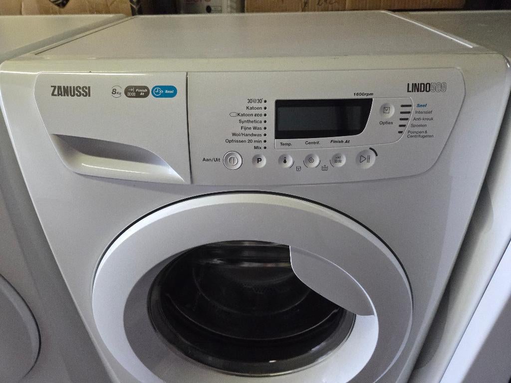 wasmachine - Zanussi - 8kg, Witgoed en Apparatuur, Wasmachines, Ophalen, 8 tot 10 kg, Refurbished, Handwasprogramma