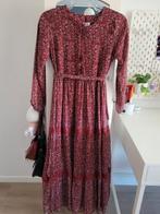 Kinderjurk rood met bloemenprint maat 152/158, Ophalen of Verzenden