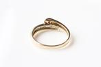 8 Karaat Ring Met Robijn En Zirkonia, 19 tot 20, Ophalen of Verzenden, Zo goed als nieuw, Met edelsteen