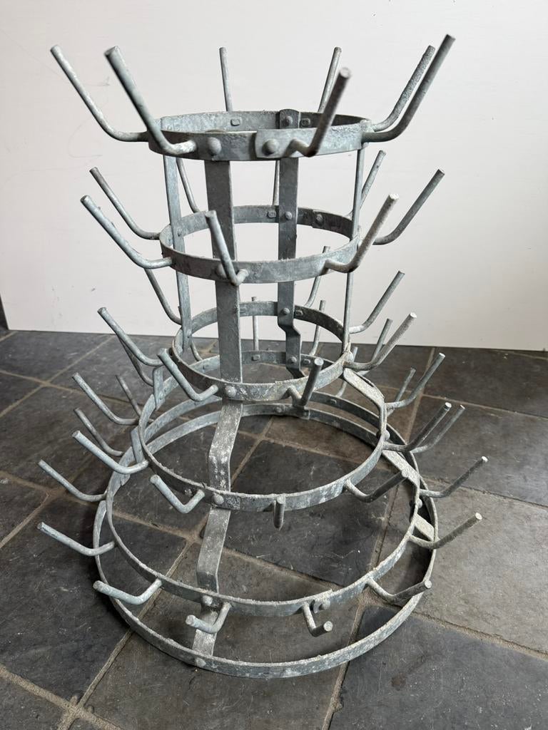 Brocant Frans flessenrek 52 pins, Antiek en Kunst, Ophalen