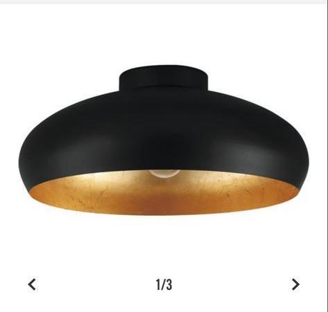 Luxe gouden plafondlamp - Zo goed als nieuw, Huis en Inrichting, Lampen | Plafondlampen, Ophalen of Verzenden, Zo goed als nieuw