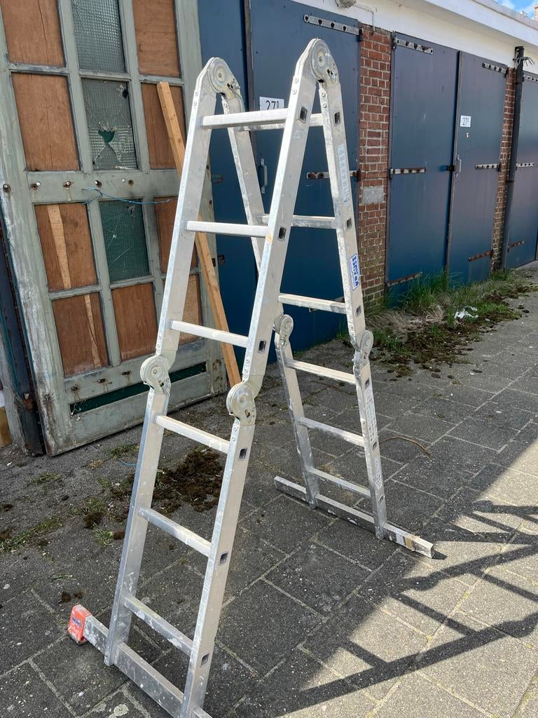 Multifunctionele ladder - Opvouwbaar, Doe-het-zelf en Verbouw, Ladders en Trappen, Ophalen, Gebruikt, Ladder, Opvouwbaar of Inschuifbaar