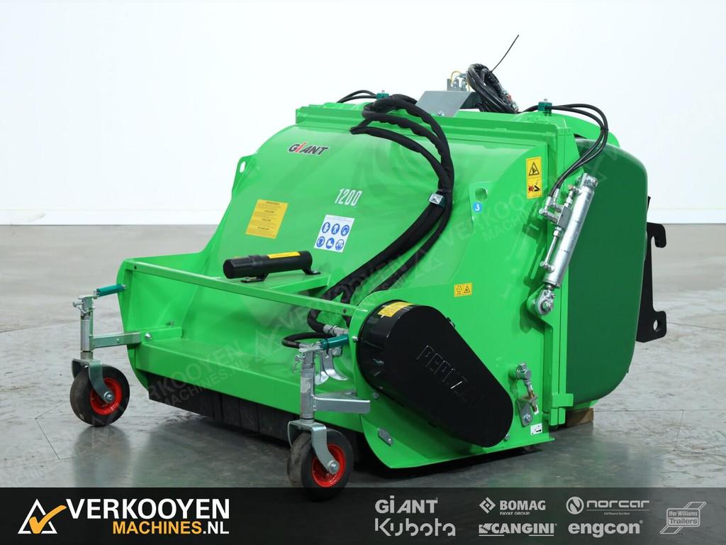 1 Giant Klepelmaaier 120cm met opvangbak (30-40 l/min) VV145