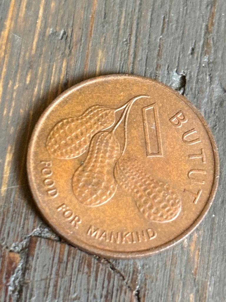 1 Butut 1974 Gambia, Ophalen of Verzenden, Overige landen, Losse munt