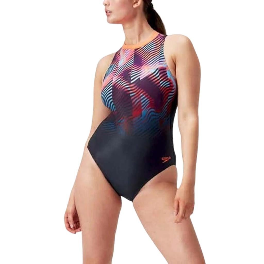 Speedo Endurance Digital Placement Hydrasuit, maat 42, ZGAN, Verzenden, Zwart, Badpak, Speedo