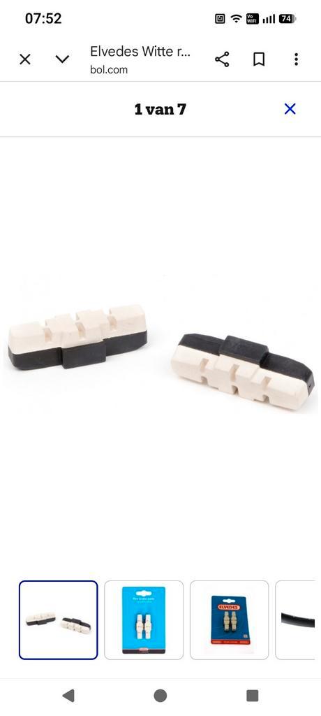 Elvedes Magura HS11, HS33 remblokken wit doos 25 paar, Fietsen en Brommers, Fietsaccessoires | Overige Fietsaccessoires, Nieuw